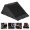 2Pcs Portable Black Rubber Wheel Stoppers for Cars Triangular Design 8
