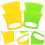 12Pcs Plastic Vegetable with Straight & Wavy for Kitchen 8