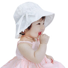 3Pcs Baby Summer Hats White Lace Newborn Caps Breathable Headwraps