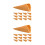 32Pcs Interactive Light Brown Ice Cream Cone Props PVC Decoration Kit 4