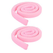 2Pcs Pink Mattress Gap Filler for Bed Frame Cloth Material
