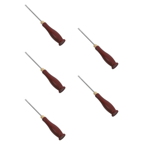 5Pcs Dark Red Handheld Doll Stuffing Tools for Efficient Craft Use 2
