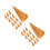 32Pcs Interactive Light Brown Ice Cream Cone Props PVC Decoration Kit 5