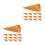 32Pcs Interactive Light Brown Ice Cream Cone Props PVC Decoration Kit 7