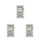 3Sets Green Plastic Grass Tufts Miniature DIY Sand Table Model Decor 8