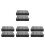 8Pcs Black Foam Packaging Inserts for Tool Box DIY Craft Cuttable Pads 5