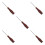 5Pcs Dark Red Handheld Doll Stuffing Tools for Efficient Craft Use 6