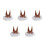5Pcs Multi Material Roe Deer Costume Headgear Car Decoration 5