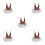 5Pcs Multi Material Roe Deer Costume Headgear Car Decoration 4
