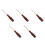 5Pcs Dark Red Handheld Doll Stuffing Tools for Efficient Craft Use 8