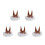 5Pcs Multi Material Roe Deer Costume Headgear Car Decoration 6
