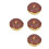 4Pcs Multi Color Faux Donuts PVC Artificial Dessert Props for Display 9