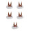 5Pcs Multi Material Roe Deer Costume Headgear Car Decoration 3