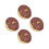 4Pcs Multi Color Faux Donuts PVC Artificial Dessert Props for Display 5