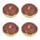 4Pcs Multi Color Faux Donuts PVC Artificial Dessert Props for Display 8