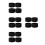 16Pcs Versatile Black Furniture Risers for Bed, Desk, Table Use 5
