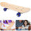 2Pcs Double Tail Wooden Skateboard Decks Maple Blank for Decor Craft 8