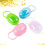 8Pcs Baby Soother Holder Case Durable PP Material Assorted Colors 5