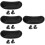 4Pcs Plastic Stroller Tray Detachable Design with Drinks Holder Black 7