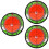 3Pcs Stable ABS Plastic Golf Ball Markers for Golf Use 8