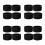 16Pcs Versatile Black Furniture Risers for Bed, Desk, Table Use 7