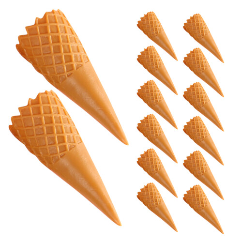 48Pcs Interactive PVC Ice Cream Cone Props Lifelike Food Models 1