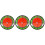 3Pcs Stable ABS Plastic Golf Ball Markers for Golf Use 6
