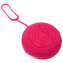 3Pcs Lightweight Silicone Storage Box Rosy for Daily Use