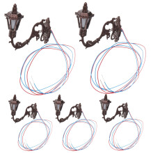 20Pcs Tiny Wall Lamp Models Miniature Scene Lighting