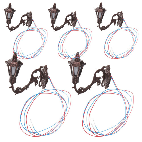 20Pcs Tiny Wall Lamp Models Miniature Scene Lighting 1
