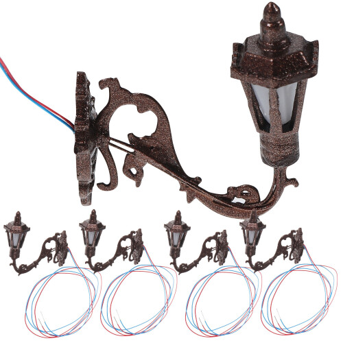 20Pcs Tiny Wall Lamp Models Miniature Scene Lighting 2