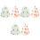 6Pcs Women’s Felt Sauna Hats Breathable Bath Caps Assorted Colors 5
