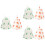 6Pcs Women’s Felt Sauna Hats Breathable Bath Caps Assorted Colors 8
