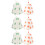 6Pcs Women’s Felt Sauna Hats Breathable Bath Caps Assorted Colors 10