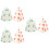 6Pcs Women’s Felt Sauna Hats Breathable Bath Caps Assorted Colors 9