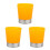 3Pcs Yellow Holder for Counter with 3 Compartments Organizer 4