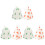 6Pcs Women’s Felt Sauna Hats Breathable Bath Caps Assorted Colors 4