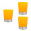 3Pcs Yellow Holder for Counter with 3 Compartments Organizer 7