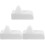 3Pcs White Foam Cake Models Ideal for Cake Decorating and Crafts 4