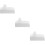 3Pcs White Foam Cake Models Ideal for Cake Decorating and Crafts 11