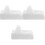 3Pcs White Foam Cake Models Ideal for Cake Decorating and Crafts 5