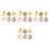 24Pcs Assorted Color PU Artificial Cake Models Lifelike Photo Prop 7