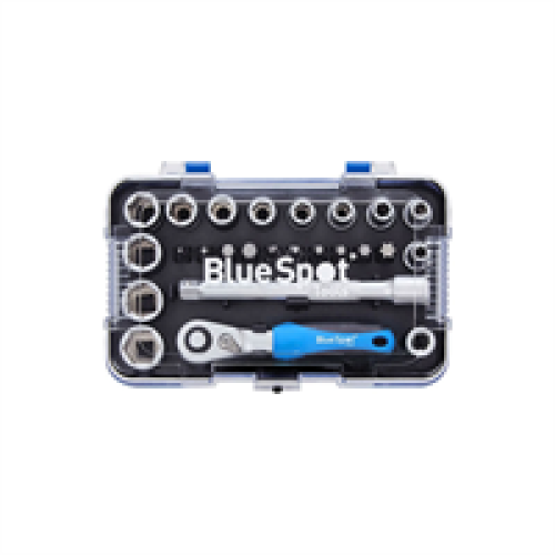 BlueSpot Blue Spot Tools 1/4 Inch Socket And Bit Set 25 Piece 1