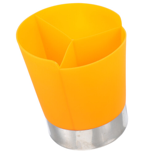 3Pcs Yellow Holder for Counter with 3 Compartments Organizer