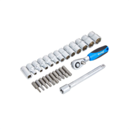 BlueSpot Blue Spot Tools 1/4 Inch Socket And Bit Set 25 Piece 2