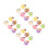 24Pcs Assorted Color PU Artificial Cake Models Lifelike Photo Prop 9