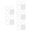 150Pcs Plastic Dreamcatcher Rings White DIY Material for Wall Hangings 8
