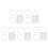 150Pcs Plastic Dreamcatcher Rings White DIY Material for Wall Hangings 6