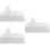 3Pcs White Foam Cake Models Ideal for Cake Decorating and Crafts 9