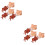 6Pcs Cute PVC Squid Sculptures Ideal Artificial Food Props 8